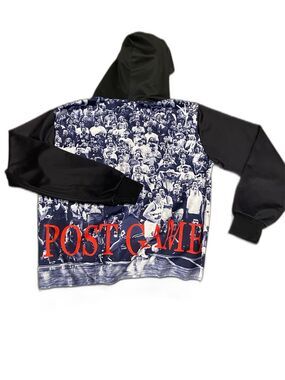Yeezy POST GAME Michael Jordan Basketball Graphic Hoodie Sports Athletic Small